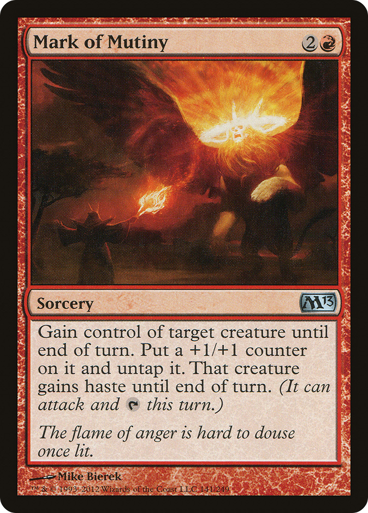 {C} Mark of Mutiny [Magic 2013][M13 141]