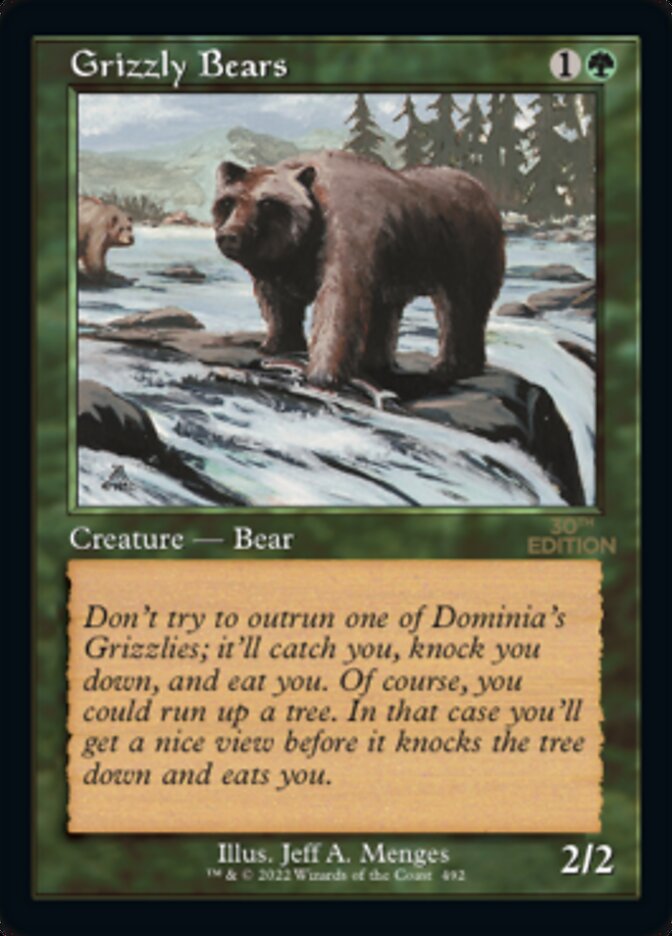 {C} Grizzly Bears (Retro) [30th Anniversary Edition][30A 492]