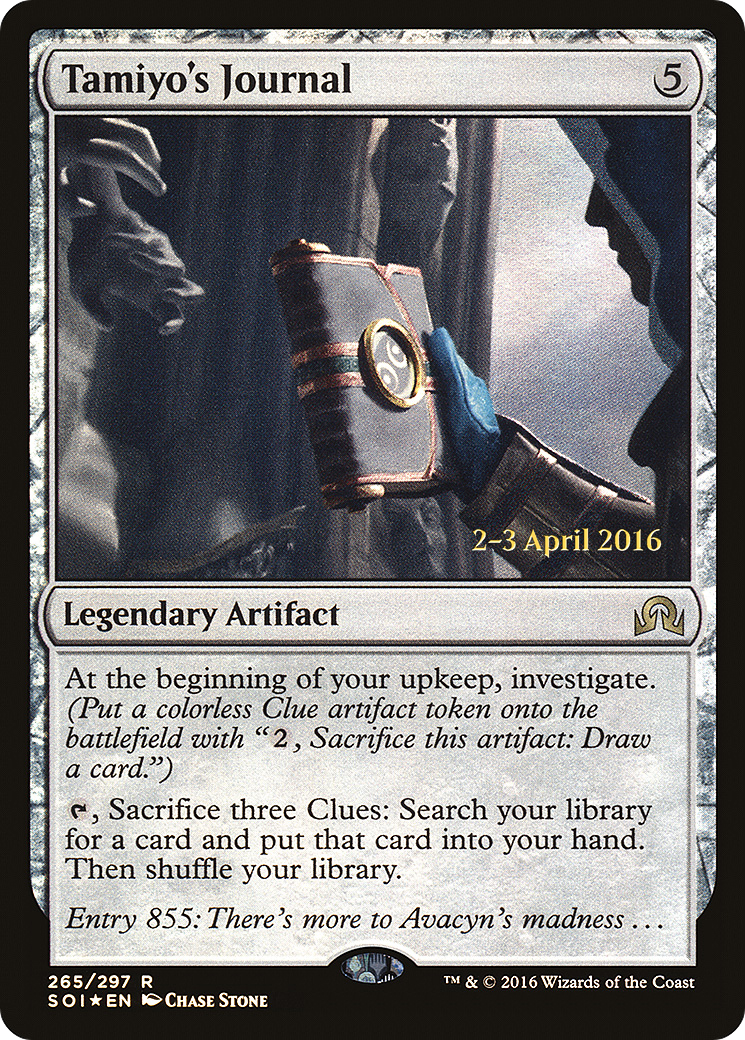 {R} Tamiyo's Journal [Shadows over Innistrad Prerelease Promos][PR SOI 265] - Misty Mountain Games