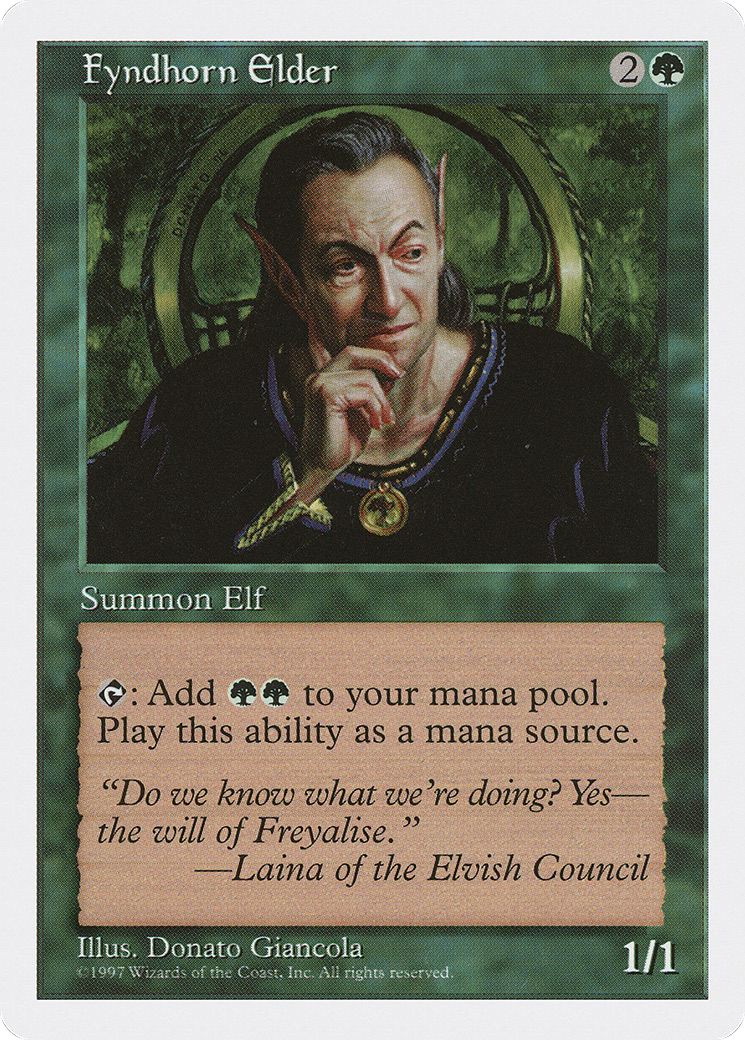 {C} Fyndhorn Elder [Fifth Edition][5ED 297]