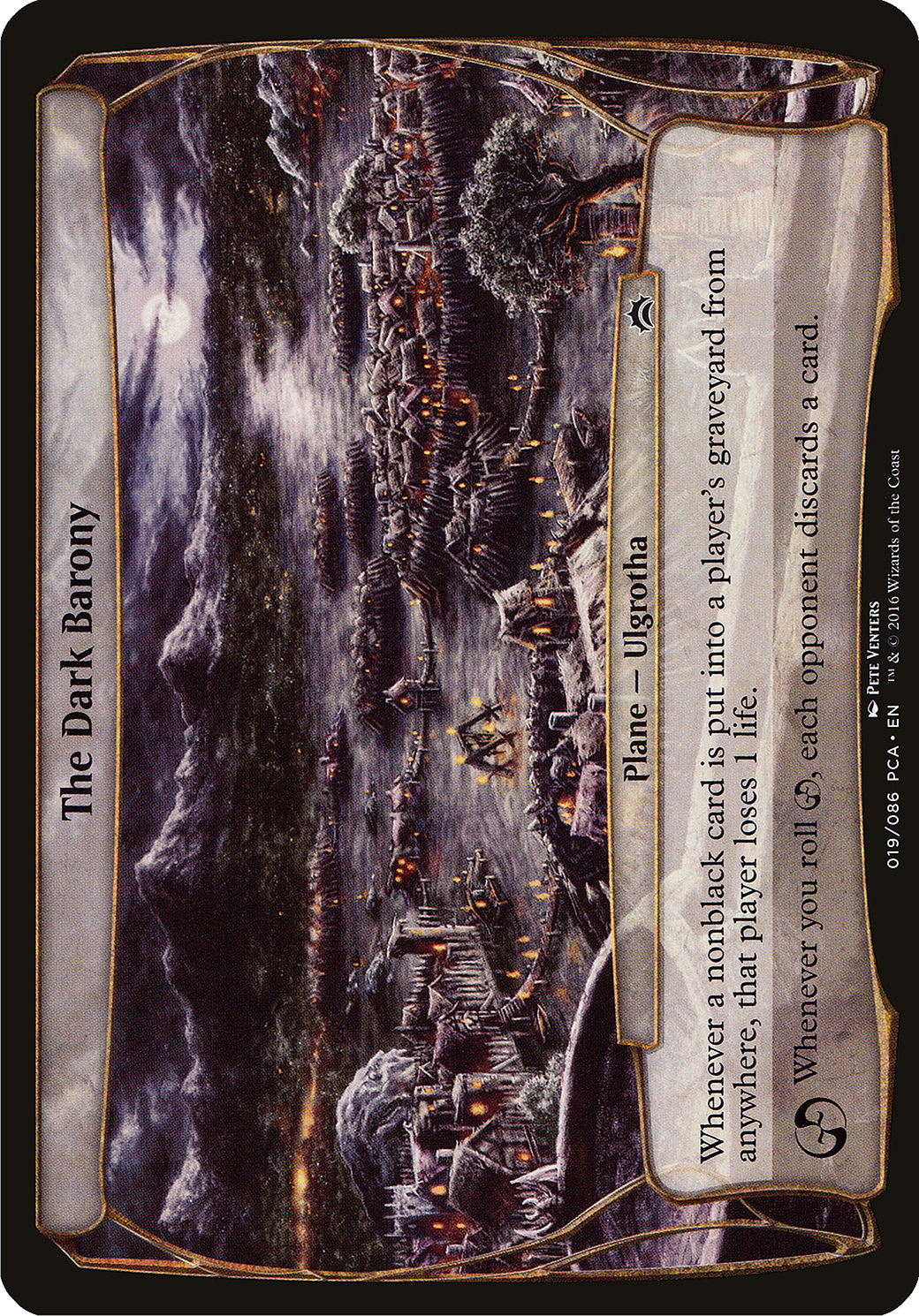 {O} The Dark Barony (Planes) [Planechase Anthology Planes][OVR PCA 019]