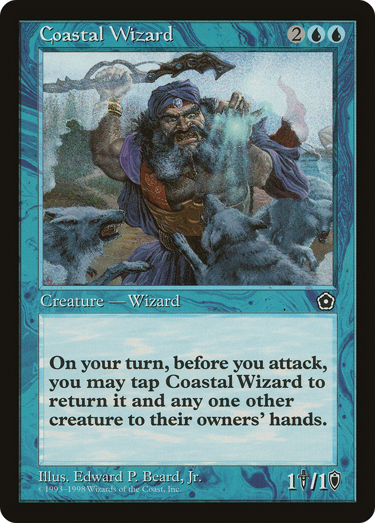 {R} Coastal Wizard [Portal Second Age][PO2 034] - Misty Mountain Games