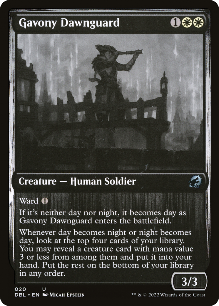 {C} Gavony Dawnguard [Innistrad: Double Feature][DBL 020]