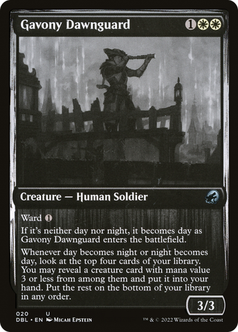 {C} Gavony Dawnguard [Innistrad: Double Feature][DBL 020]