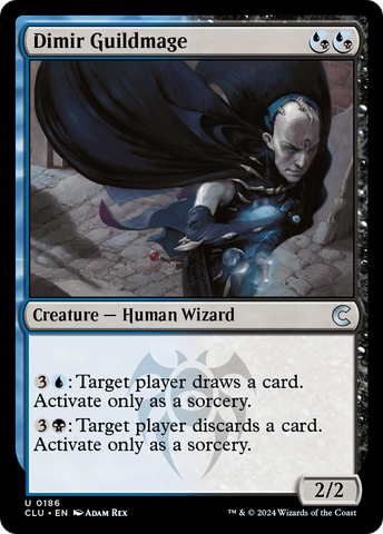 {C} Dimir Guildmage [Ravnica: Clue Edition][CLU 186]