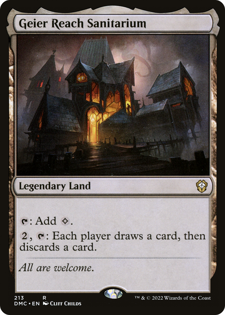 {R} Geier Reach Sanitarium [Dominaria United Commander][DMC 213]