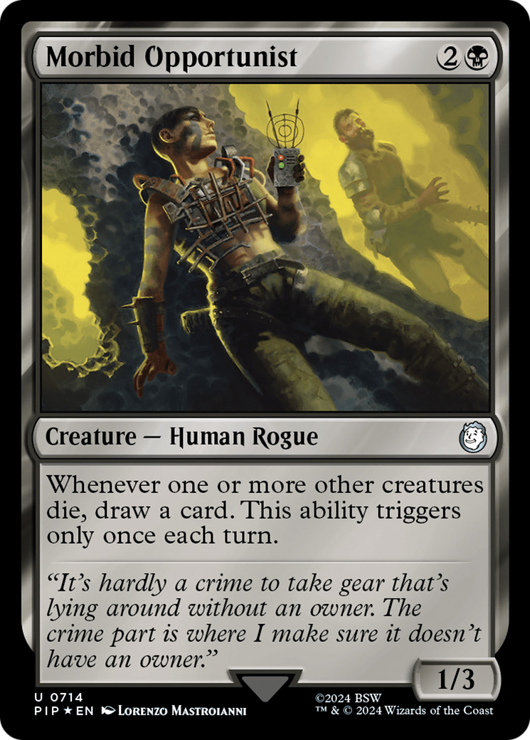 {C} Morbid Opportunist (Surge Foil) [Fallout][PIP 714]