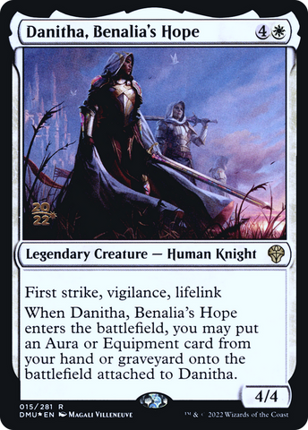 {R} Danitha, Benalia's Hope [Dominaria United Prerelease Promos][PR DMU 015]