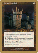 {R} Grim Monolith (Jon Finkel) [World Championship Decks 2000][GB WC00 JF126]