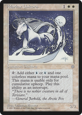 {C} Adarkar Unicorn [Ice Age][ICE 001]