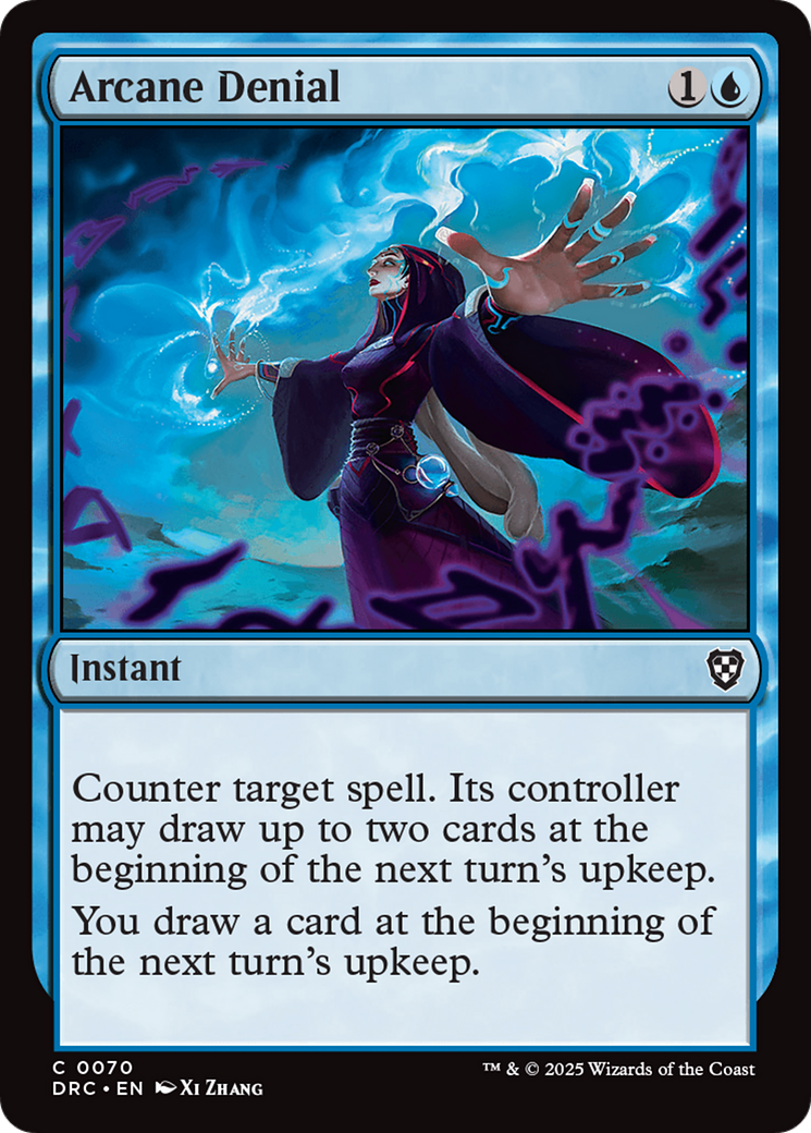 {C} Arcane Denial [Aetherdrift Commander][DRC 070]