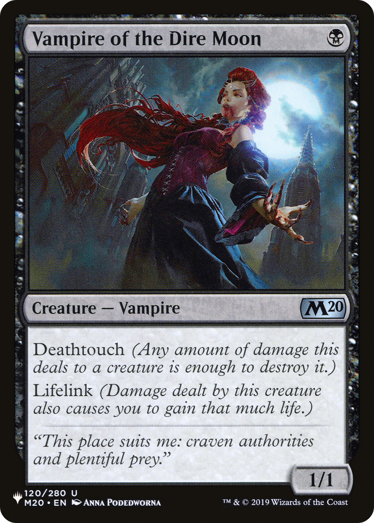 Vampire of the Dire Moon [LIST 120/280]