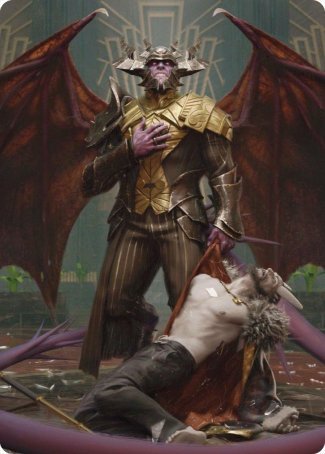{A} Ob Nixilis, the Adversary 1 Art Card [Streets of New Capenna Art Series][ASNC 031]