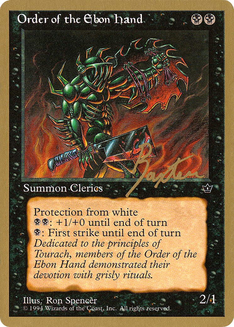 {C} Order of the Ebon Hand (Spencer) (George Baxter) [Pro Tour Collector Set][GB PTC GB42C]