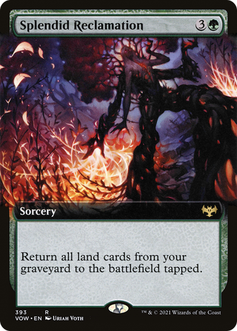 {R} Splendid Reclamation (Extended Art) [Innistrad: Crimson Vow][VOW 393]
