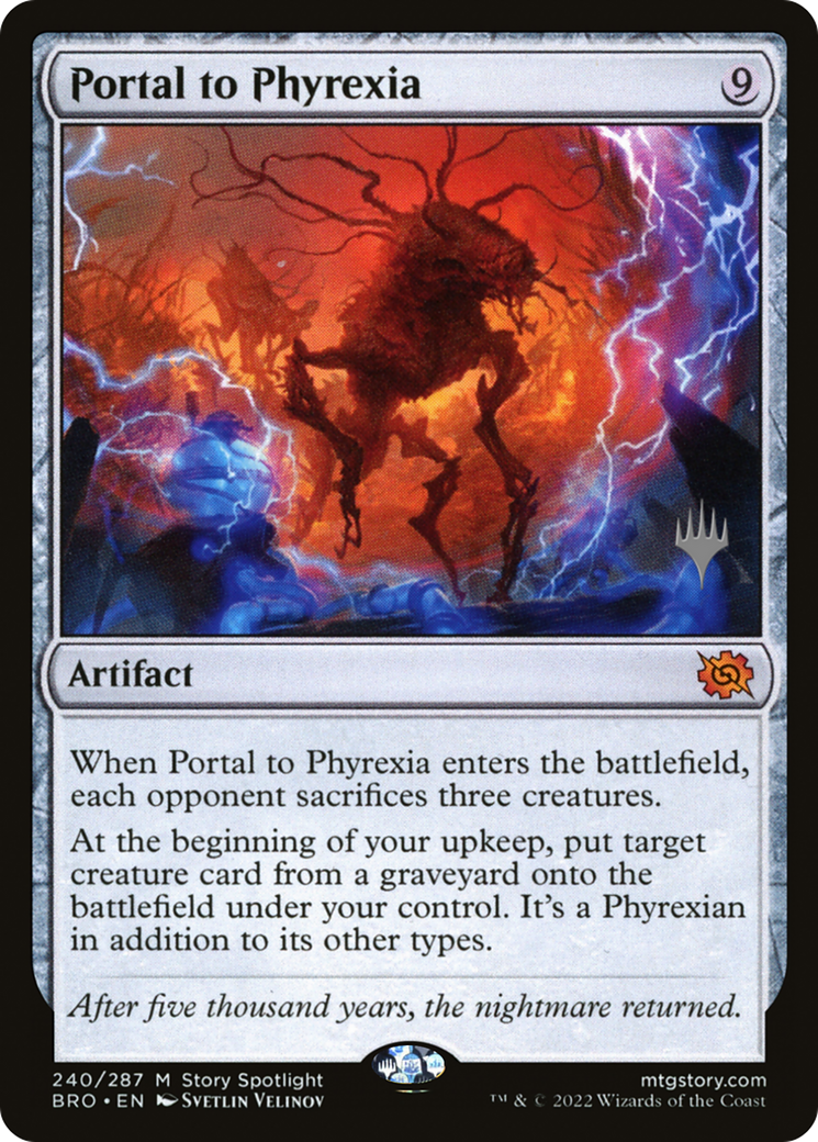 {R} Portal to Phyrexia [The Brothers' War: Promo Pack][PP BRO 240]