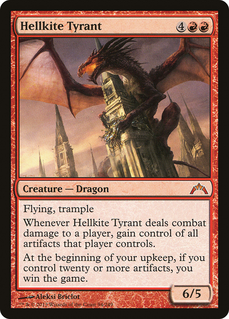 {R} Hellkite Tyrant [Gatecrash][GTC 094]