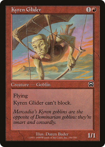{C} Kyren Glider [Mercadian Masques][MMQ 196]