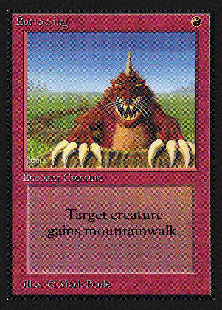 {C} Burrowing [International Collectorsâ Edition][GB CEI 139]