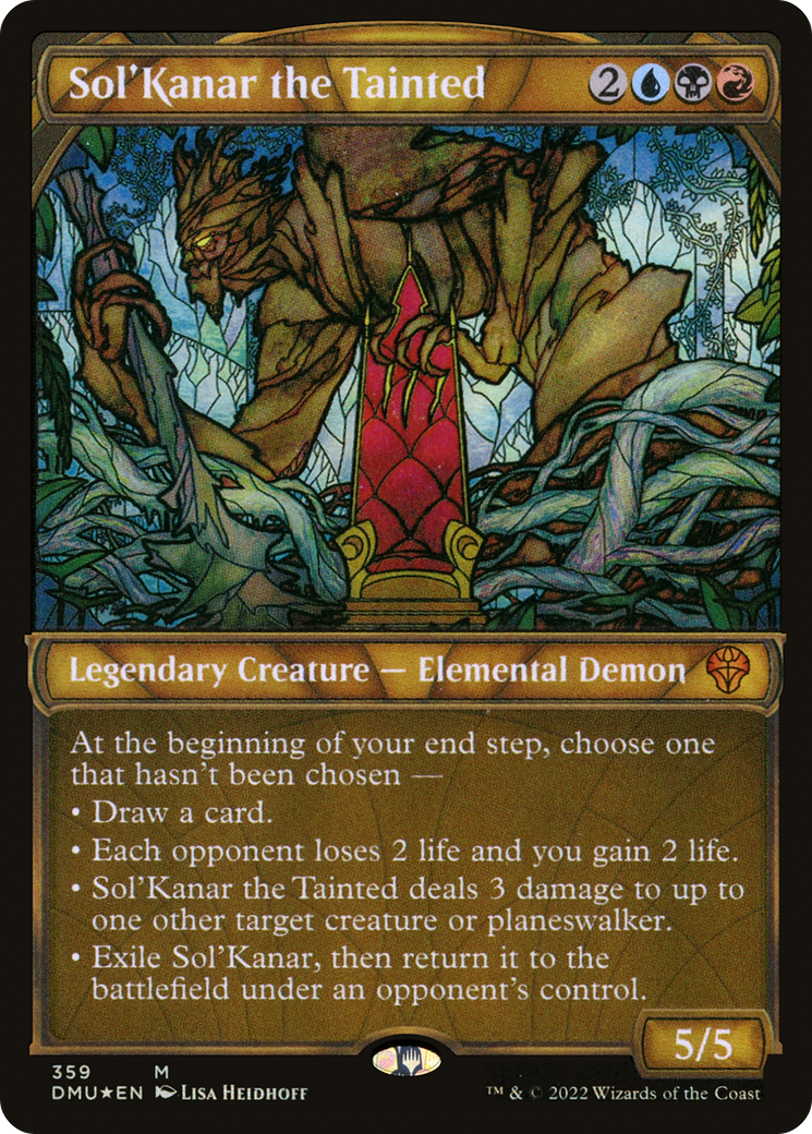{R} Sol'Kanar the Tainted (Showcase Textured) [Dominaria United][DMU 359]