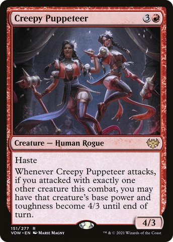 {R} Creepy Puppeteer [Innistrad: Crimson Vow][VOW 151]