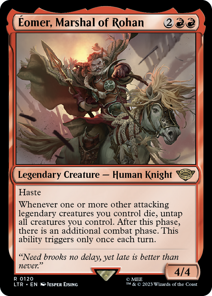 {R} Eomer, Marshal of Rohan [The Lord of the Rings: Tales of Middle-Earth][LTR 120]