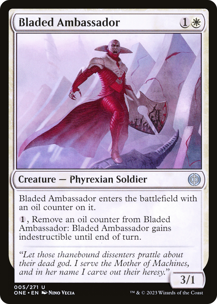 {C} Bladed Ambassador [Phyrexia: All Will Be One][ONE 005]