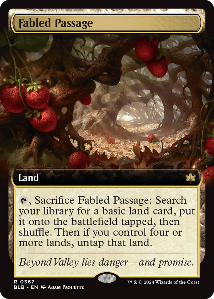 {@R} Fabled Passage (Extended Art) [Bloomburrow][BLB 367]