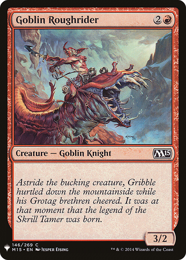 {C} Goblin Roughrider [Mystery Booster][LS M15 146]