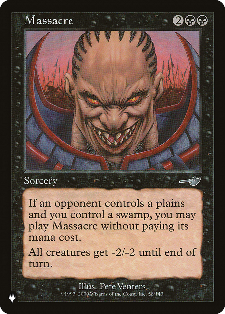 Massacre [LIST 58/143]