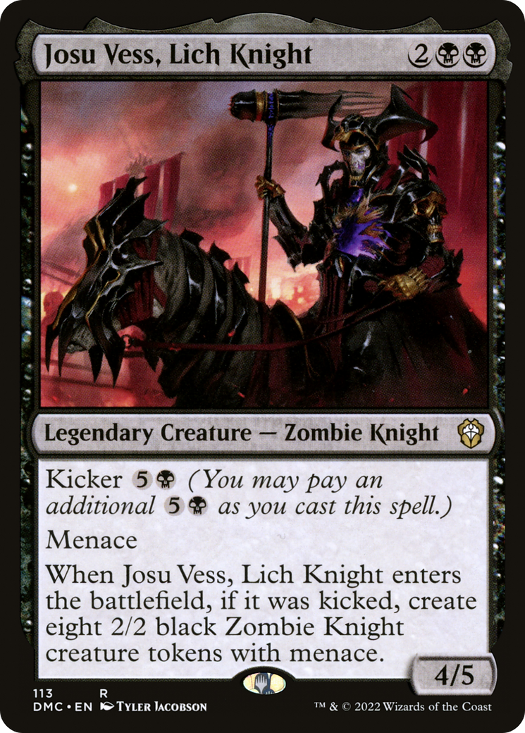 {R} Josu Vess, Lich Knight [Dominaria United Commander][DMC 113]