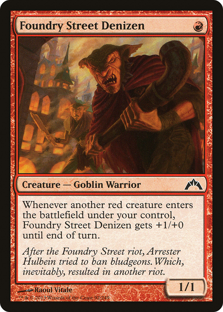 {C} Foundry Street Denizen [Gatecrash][GTC 092]