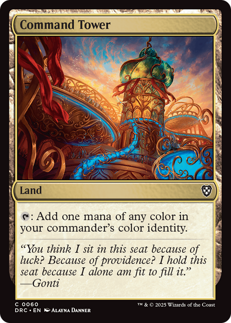 {C} Command Tower (0060) [Aetherdrift Commander][DRC 060]