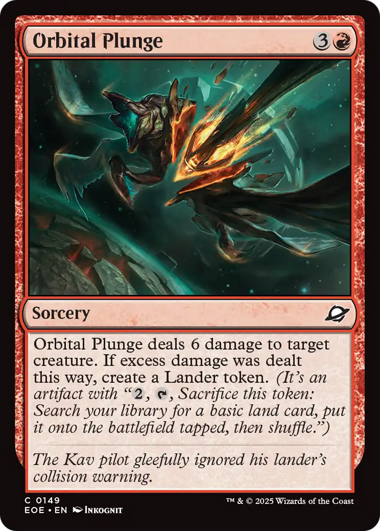 {@@ EOE C} Orbital Plunge [Edge of Eternities][EOE 149]