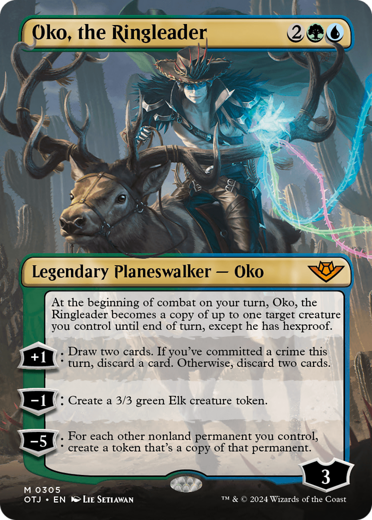 {@R} Oko, the Ringleader (Borderless) [Outlaws of Thunder Junction][OTJ 305]
