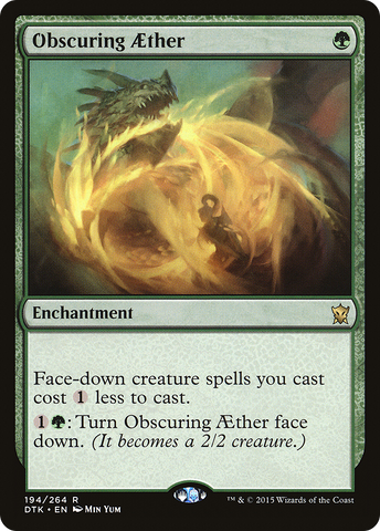 {R} Obscuring Aether [Dragons of Tarkir][DTK 194]