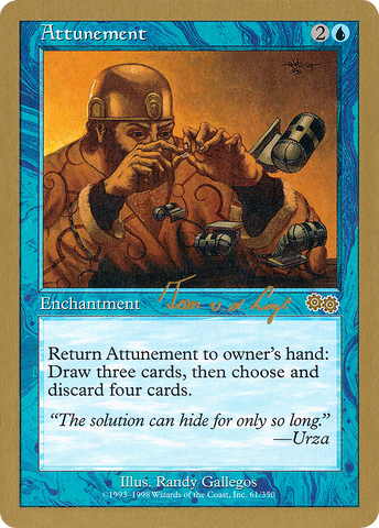 {R} Attunement (Tom van de Logt) [World Championship Decks 2000][GB WC00 TVDL61]