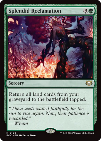 {@@ EOC R} Splendid Reclamation [Edge of Eternities Commander][EOC 108]