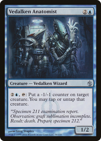 {C} Vedalken Anatomist [Mirrodin Besieged][MBS 036]