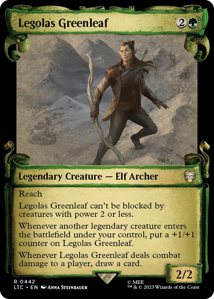 {R} Legolas Greenleaf [The Lord of the Rings: Tales of Middle-Earth Commander Showcase Scrolls][LTC 442]