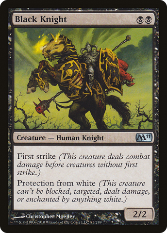 {C} Black Knight [Magic 2011][M11 083]