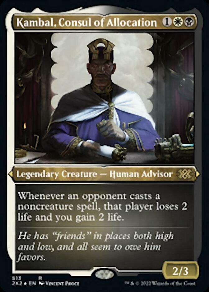 {R} Kambal, Consul of Allocation (Foil Etched) [Double Masters 2022][2X2 513]