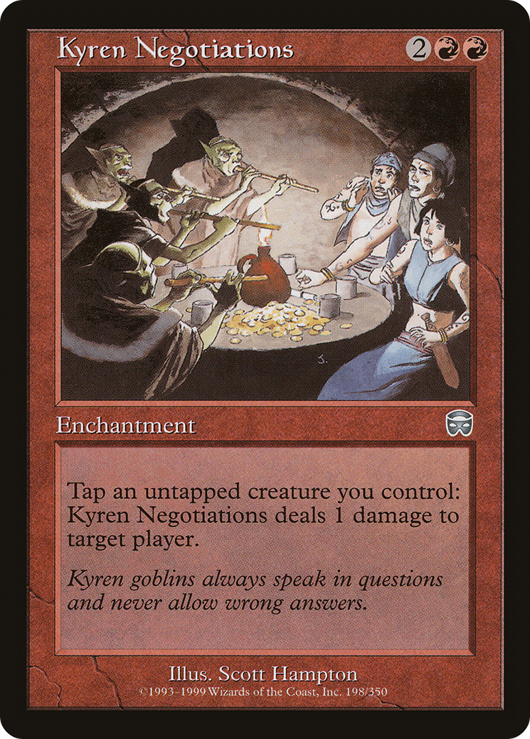 {C} Kyren Negotiations [Mercadian Masques][MMQ 198]