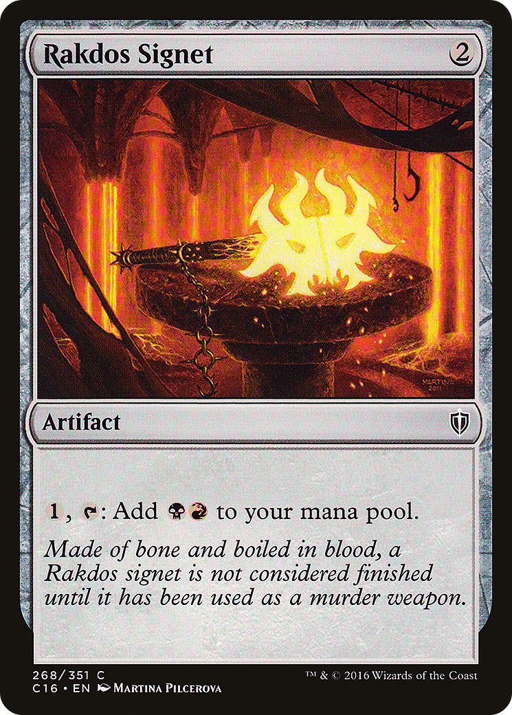 {C} Rakdos Signet [Commander 2016][C16 268]