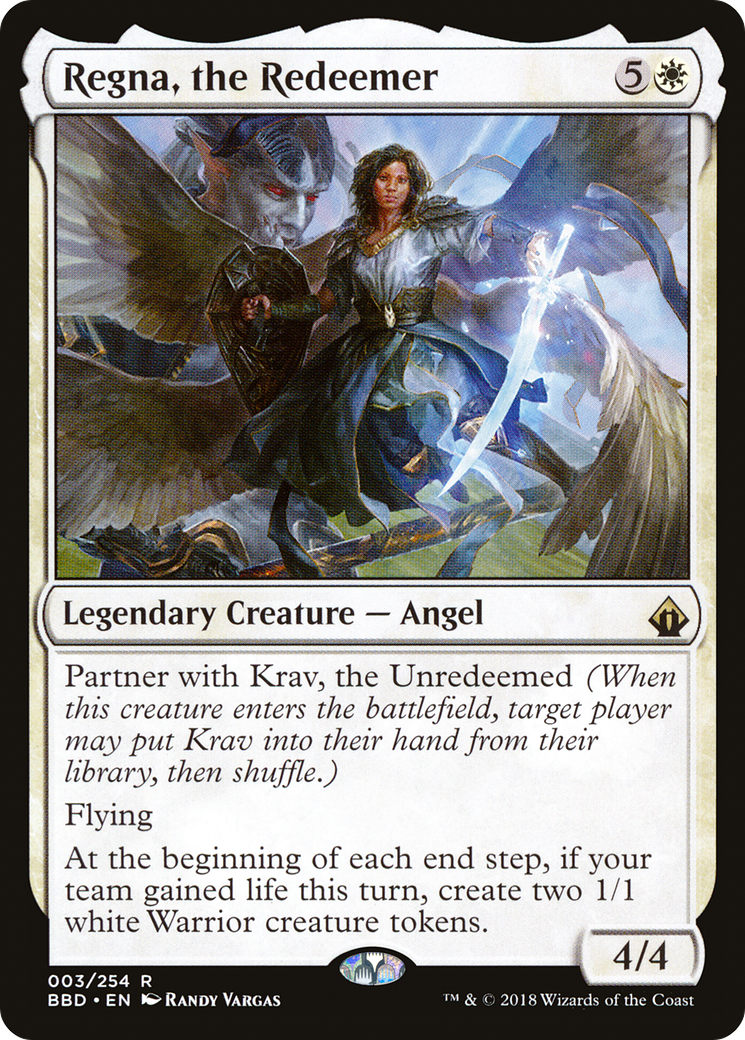 {R} Regna, the Redeemer [Battlebond][BBD 003] - Misty Mountain Games