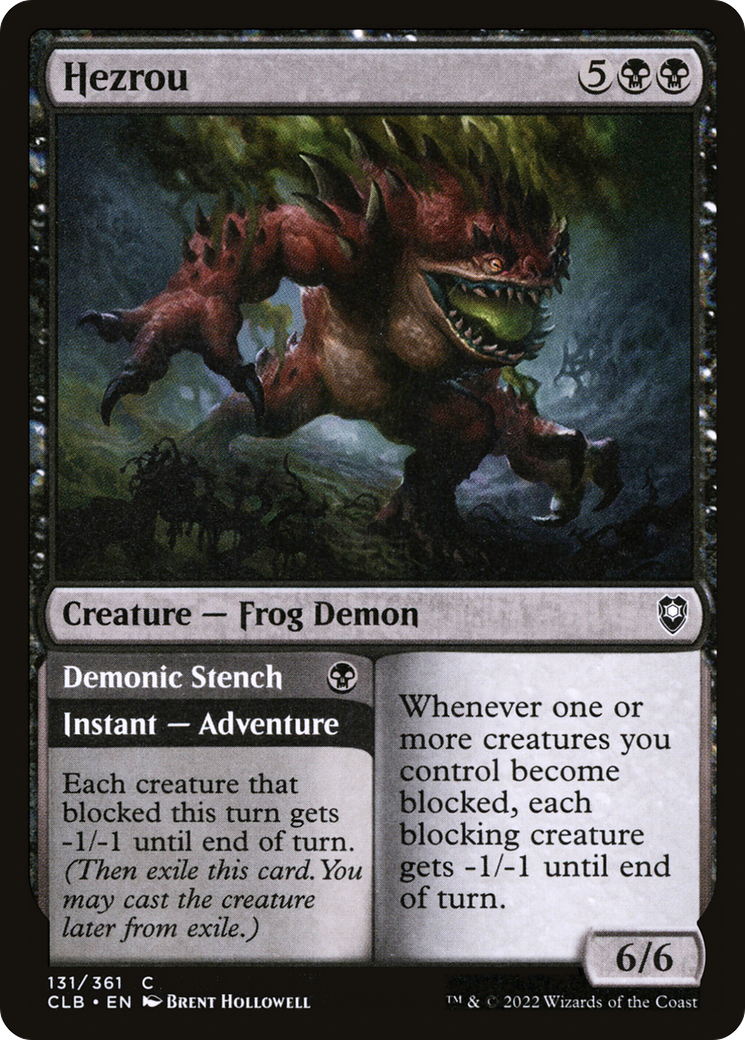 {C} Hezrou // Demonic Stench [Commander Legends: Battle for Baldur's Gate][CLB 131]