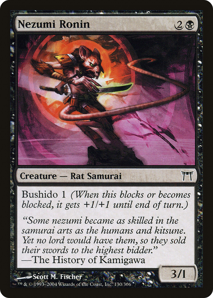 {C} Nezumi Ronin [Champions of Kamigawa][CHK 130]