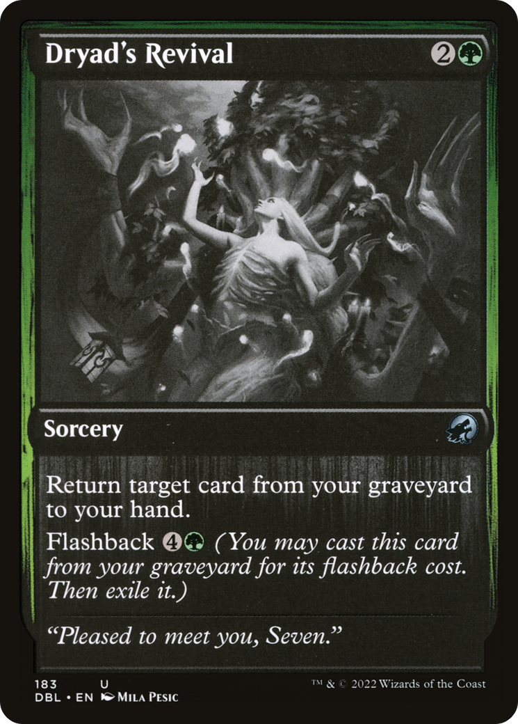{C} Dryad's Revival [Innistrad: Double Feature][DBL 183]