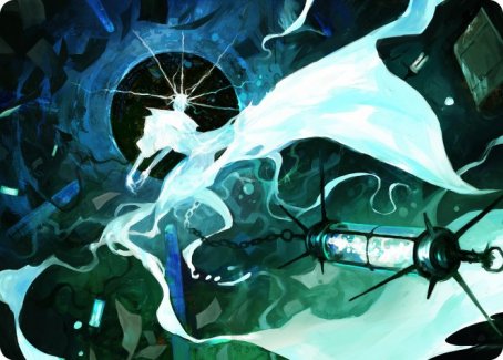 {A} Thirst for Discovery Art Card [Innistrad: Crimson Vow Art Series][AVOW 025]
