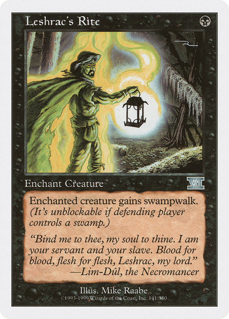{C} Leshrac's Rite [Classic Sixth Edition][6ED 141]